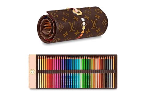 lv pencil roll|louis vuitton pencil pouch.